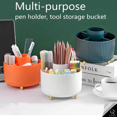 OyzekX 360 Degree Rotating Pen Pencil Holder for Desk