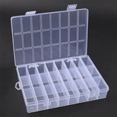 24 Grids Clear Plastic Organizer Box