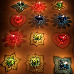 3D Reflection Diya for Diwali Decor