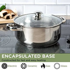 Stainless Steel Dutch Oven with Lid