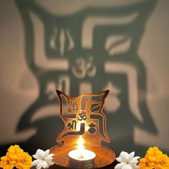 1 piece SWASTIK SHADOW CANDLE