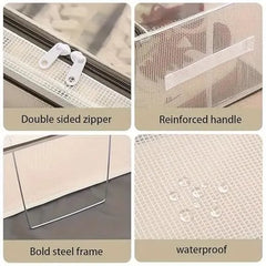 Clear Foldable Shoe Bag | Shoe Box Organizer