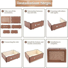 Money Bank Wooden Piggy Bank for Kids & Adults