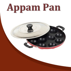 12 Cavities Non Stick Appam Patra Maker