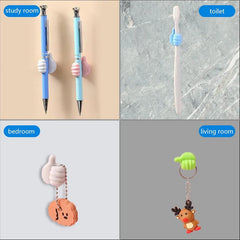 Self Adhesive Thumb Wall Hooks for Hanging Cable