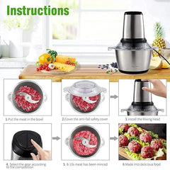 Stainless Steel Electric Meat Grinders