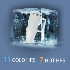 Tumbler With Handle and Straw Lid