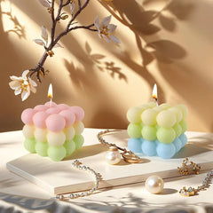 Bubble Cube Candle