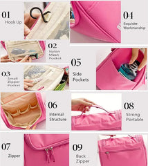Multifunctional Extra Large Cosmetic Bag (pink)