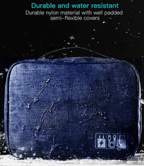 Gadget Organizer Electronics Accessories Organizer Bag(blue)