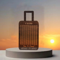 Wooden Modern Money/Piggy Bank