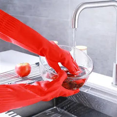 Dishwashing Gloves, Reusable Kitchen,Household and Industrial Cleaning Gloves