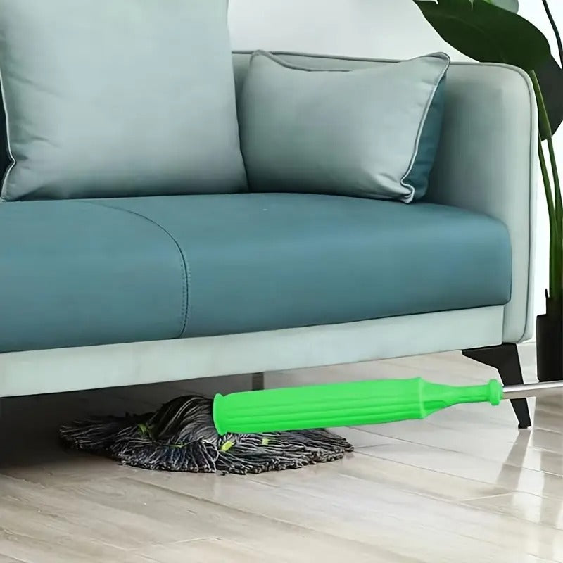 2 in 1 Dehydrated Floor Cleaning Mop 360 Rotatable Adjustable Self-Wringing Floor Cleaning Microfiber Mop Wet and Dry for Bathroom/Office/Home/Outdoor (Green)