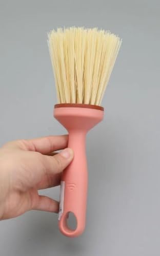 Wok Cleaning Brush Multipurpose Kitchen Wire Pan Scrubber, Wok Dishes Scrub for Cleaning Dishes, Steel Scrubber Brush Pack of 1 (multi color)