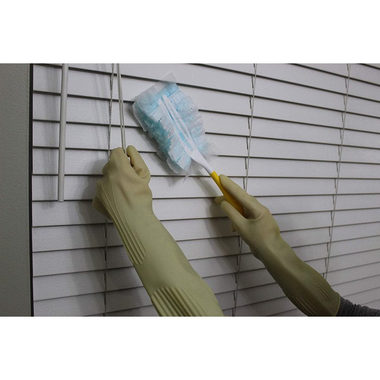 Dishwashing Gloves, Reusable Kitchen,Household and Industrial Cleaning Gloves, Long Sleeve, Thick Latex, Cleaning, Washing, Working, Painting, Gardening Gloves (White)
