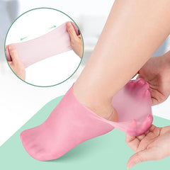 Moisturizing Silicone Gel Socks for Women and Men gel socks for dry cracked feet crack heel repair socks foot moisturizer socks Spa Gel Socks Natural Oil and Vitamin E