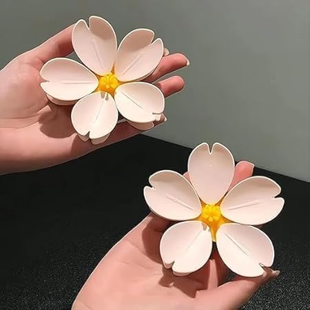 2-in-1 Sakura Food Bag Clip & Fridge Magnets, 3D Plastic Flower Snack Sealing Clip, Creative Dual Use for Kitchen, Home & Office Decor (Pink)