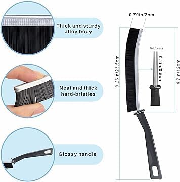 GADGETS Mini Gap Cleaning Brush Hard Bristle Gap Brush for Cleaning Multipurpose Crevice Cleaning Brush Dead Corner Cleaning Brush Used for Home Toilet Bathroom Kitchen Tiles Window Slots (1 pcs)