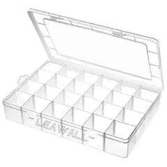 24 Grids Clear Plastic Organizer Box