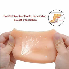 Half Heel Socks Anti Crack Silicon Gel Heel And Foot Protector