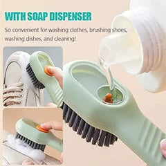 Multifunctional Shoe Brush with Liquid Box