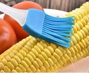 Silicon Oil Basting & Pastry Brushes for Grilling, Tandoor, Cooking, Baking, Glazing, BBQ Kitchen, Multicolor (Set of 2, Big, 9 inch Each)