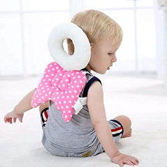 Cotton Baby Head Protector Baby Toddlers Head Safety Pad Cushion Baby Back Protection Prevent Toddlers Injured (Multicolor)