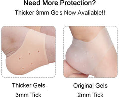 Half Heel Socks Anti Crack Silicon Gel Heel And Foot Protector Moisturizing Socks for Foot Care, Pain Relief And Heel Cracks Free Size For Men And Women - Free Size (1 Pair)