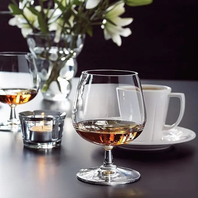 Italian Premium Classic Crystal Brandy Glass Set