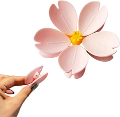 2-in-1 Sakura Food Bag Clip & Fridge Magnets, 3D Plastic Flower Snack Sealing Clip, Creative Dual Use for Kitchen, Home & Office Decor (Pink)