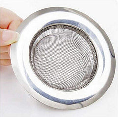 Stainless Steel Household Kitchen Sink Strainer Jali for Home Bathroom Kitchen Shower Blockage-Proof Hair Stoppers Drain Sink Colander Floor Drain