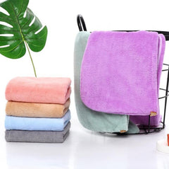 Hair Towel Wrap Absorbent Towel Hair Towel Hair-Drying Bathrobe Hair Warp Towel Microfiber Bath Towel Hair Dry Cap (Multicolor)(Pack of 1)