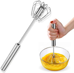 Portable Hand Blender Machine for Kitchen Stainless Steel Mini Handheld Drink Frother Former Mixing Coffee,Hot Milk,Latte Coffee,Stirrer Egg Beater (Silver- Steel)