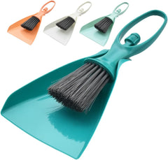 Plastic Corners & Edges Dust Multipurpose Use Cleaning Brush for Window Frame, Keyboard with Mini Dustpan, 2-Pieces