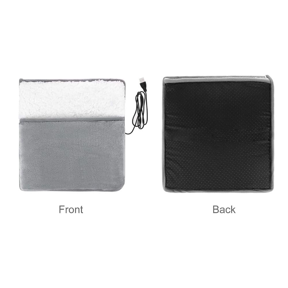 Household Foot Heating Pad with USB Electric Heated Warmer, Large Pocket Design for Winter Comfort, Constant Temperature Soft Warmer for Home, Office, and Dorm Energy Efficient Use