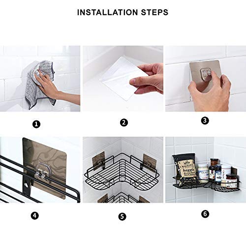 Multipurpose Bathroom Corner Shelf Wall Mount Storage Rack Bathroom Rack Soap Holder Storage Box Shower Rack Shelf, Bathroom Racks and Shelves, Bathroom Stands and Racks (Corner Shelves)