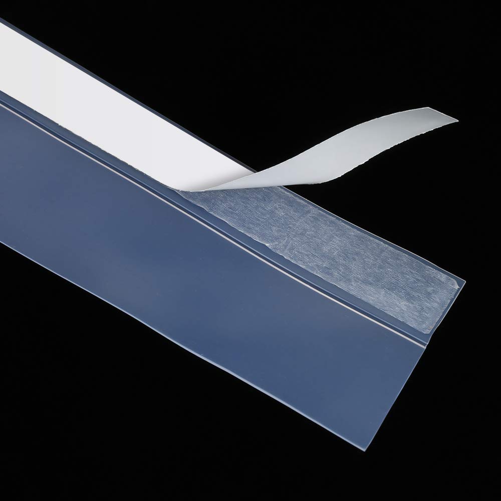 Silicone Door Seal Strips, Soundproof Weather Stripping Windproof Door, Self Adhesive Sealing Sticker for Window Gaps, Insect, Bottom of Side Door Tape for Home (3 Meter,White)