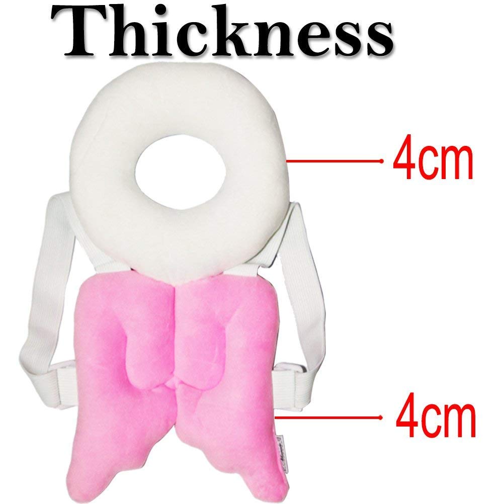 Cotton Baby Head Protector Baby Toddlers Head Safety Pad Cushion Baby Back Protection Prevent Toddlers Injured (Multicolor)