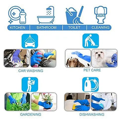 Cleaning Gloves | Reusable Heavy Duty Rubber Gloves