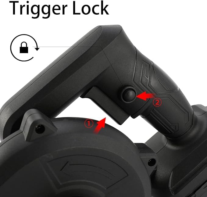 Mini Blower Black | 2 in 1 Cordless Small Blower | Rechargeable | Compact Blower for Inflating, Blowing Leaf, Cordless Blower| Multifunctional Blower Plus Vacuum, Cleaner and Blower