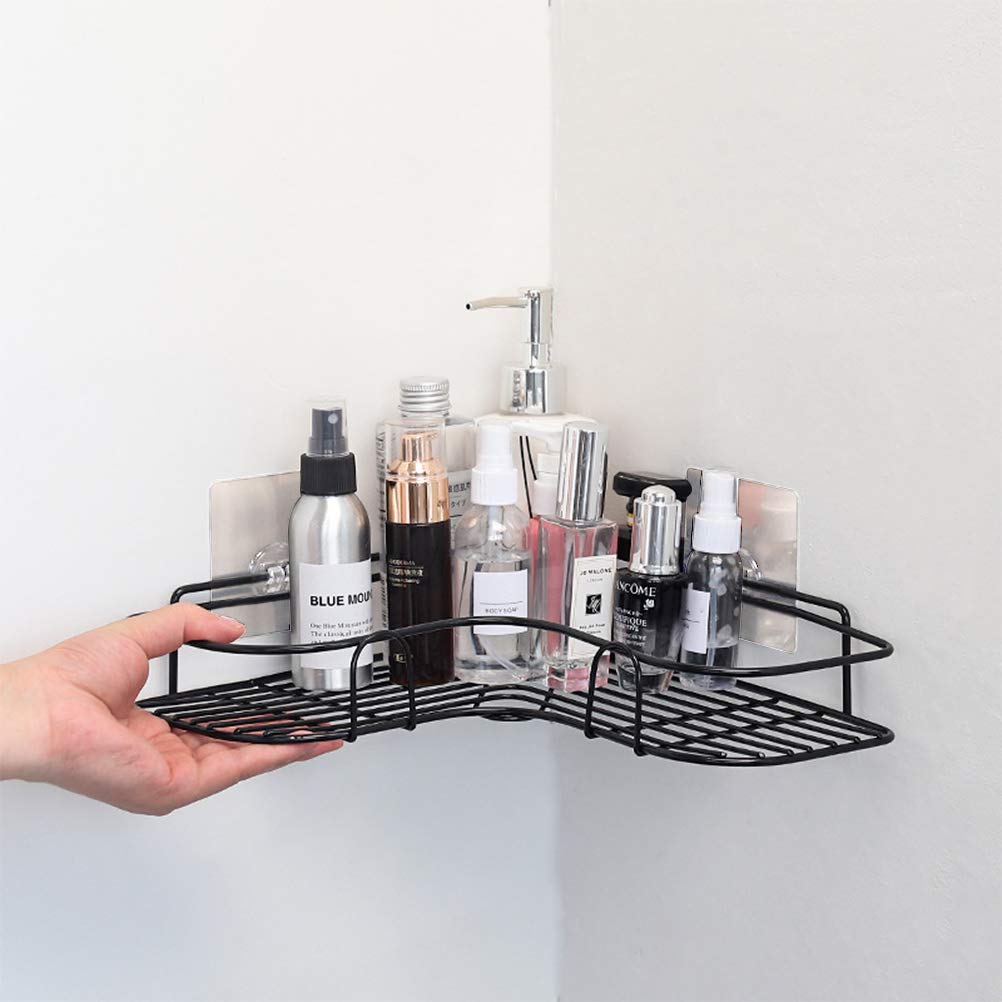Multipurpose Bathroom Corner Shelf Wall Mount Storage Rack Bathroom Rack Soap Holder Storage Box Shower Rack Shelf, Bathroom Racks and Shelves, Bathroom Stands and Racks (Corner Shelves)