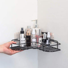 Multipurpose Bathroom Corner Shelf Wall Mount Storage Rack Bathroom Rack Soap Holder Storage Box Shower Rack Shelf, Bathroom Racks and Shelves, Bathroom Stands and Racks (Corner Shelves)