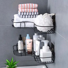Multipurpose Bathroom Corner Shelf Wall Mount Storage Rack