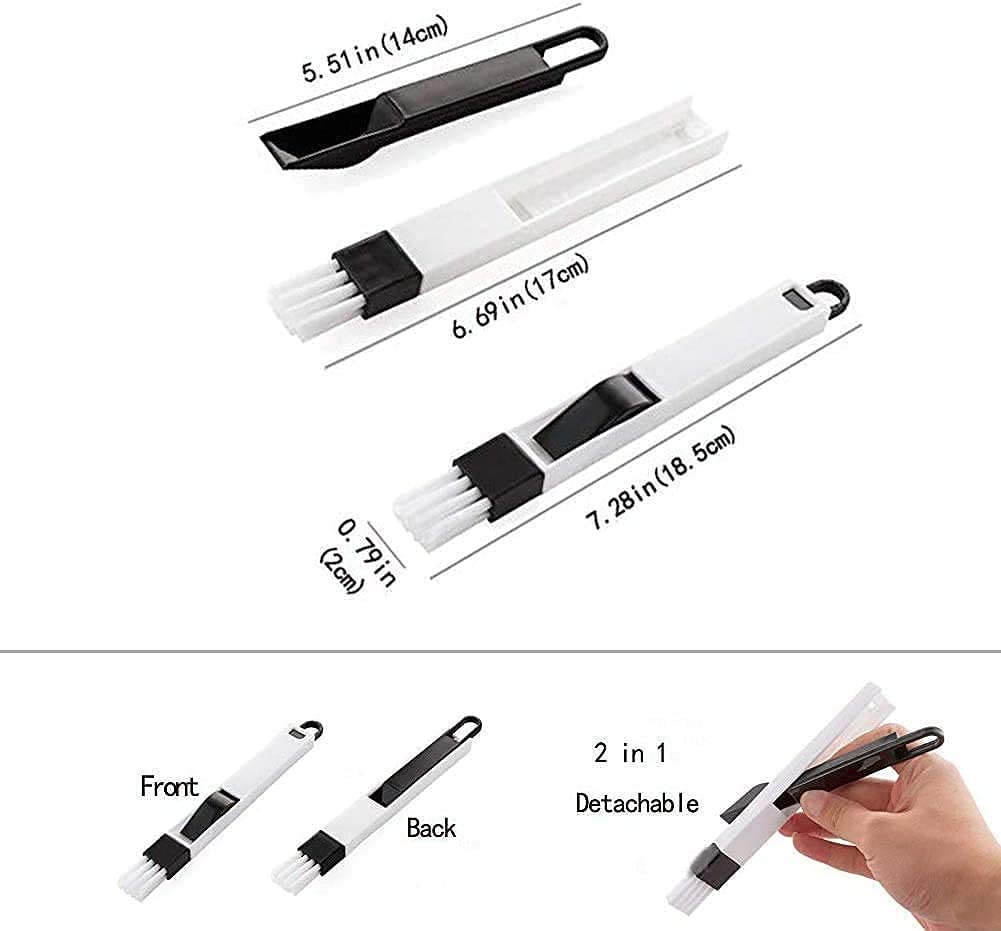 Bathroom Toilet Kitchen Glass Wall Folding Sponge Cleaning Brush with Window Cleaning Tool and Car Body Cleaner (Groove + Window Cleaner)