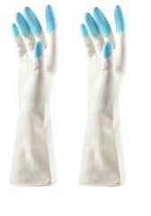 Reusable Heavy Duty Hand gloves for Dishwashing, gardening, kitchen cleaning Non-Slippery & Durable Long Elbow Length(Inner cotton lining for comfort
