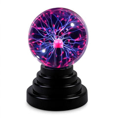 Plasma Ball/Light/Lamp, Static Electricity Globe Electric Lightning Ball, Touch Sensitive, USB Powered, Amazing Gift for Parties, Birthday and Holiday, 3 Inch