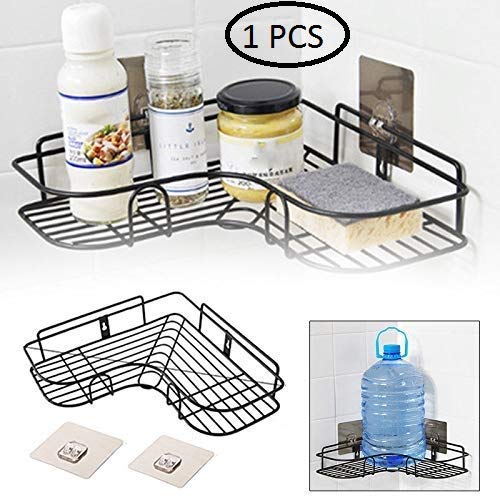 Multipurpose Bathroom Corner Shelf Wall Mount Storage Rack Bathroom Rack Soap Holder Storage Box Shower Rack Shelf, Bathroom Racks and Shelves, Bathroom Stands and Racks (Corner Shelves)