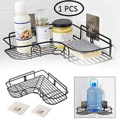 Multipurpose Bathroom Corner Shelf Wall Mount Storage Rack Bathroom Rack Soap Holder Storage Box Shower Rack Shelf, Bathroom Racks and Shelves, Bathroom Stands and Racks (Corner Shelves)