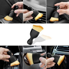 Car Interior Cleaning Brush | AC Vent Brush | Scratch Free Car Duster | Multifunctional Car Brush for Cleaning Car Interior, PC, Laptop, Keyboard (Small Brush)