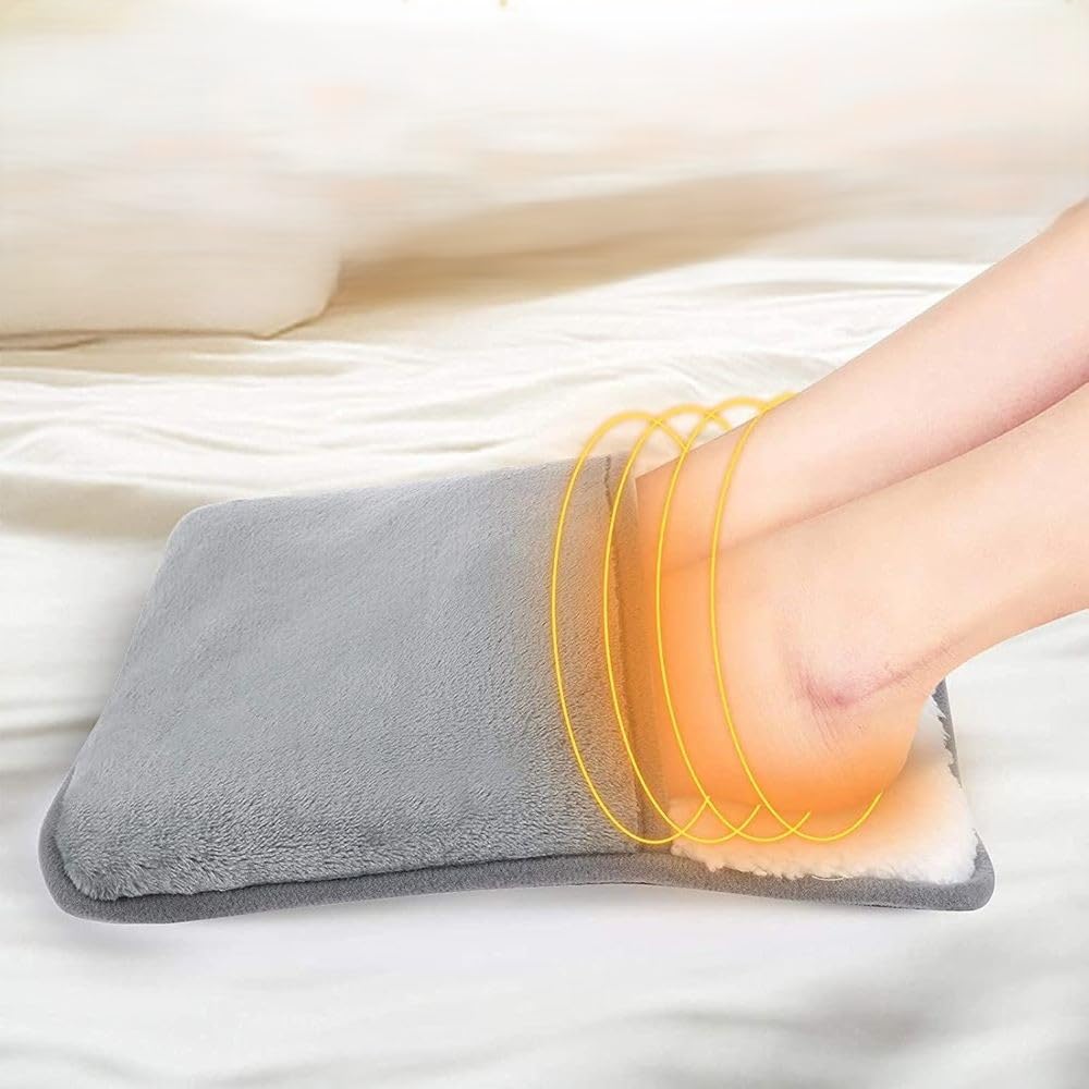Household Foot Heating Pad with USB Electric Heated Warmer, Large Pocket Design for Winter Comfort, Constant Temperature Soft Warmer for Home, Office, and Dorm Energy Efficient Use